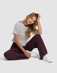 Pantalon femme — Studio coupe large