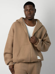 Sweat à capuche — Affirmation zippé – Mega