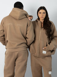 Sweat à capuche — Affirmation zippé – Mega
