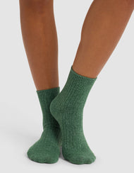 Chaussettes femme — Plush détente Quarter lot de 3