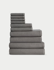 Ensemble de bain complet gaufré