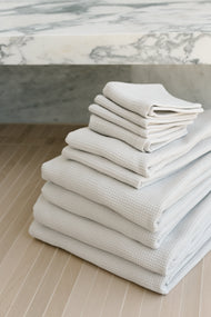 Ensemble de bain complet gaufré