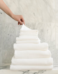 Ensemble de bain complet gaufré