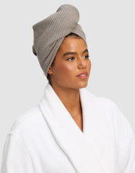 Serviette pour cheveux — gaufré