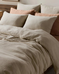 Housse de couette — froissé coton