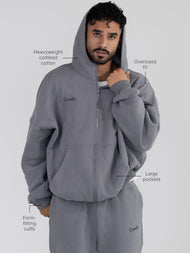 Sweat à capuche — Cloud zippé – Mega