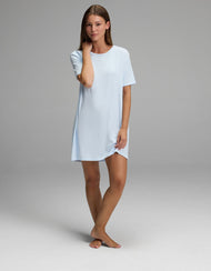 Chemise de nuit femme — Bamboo côtelé-maille Boyfriend nuit