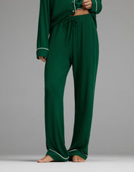 Pantalon de pyjama femme — Bamboo côtelé-maille Classic