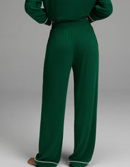 Pantalon de pyjama femme — Bamboo côtelé-maille Classic