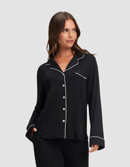 Pyjama femme — maille extensible Bamboo manches longues