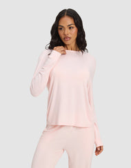 Ensemble détente femme — maille extensible Bamboo manches longues détente