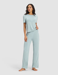 Pantalon femme — maille extensible Bamboo