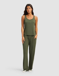Pantalon femme — maille extensible Bamboo