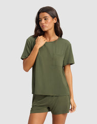 Ensemble détente femme — maille extensible Bamboo détente