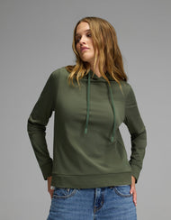 Sweat à capuche femme — brossé Bamboo