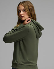 Sweat à capuche femme — brossé Bamboo