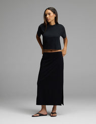 Jupe femme — brossé Bamboo midi