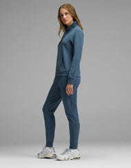 Sweat femme — brossé Bamboo col montant