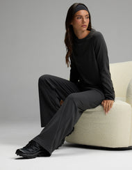 Ensemble sweat et pantalon femme — brossé Bamboo col rond et coupe large à enfiler