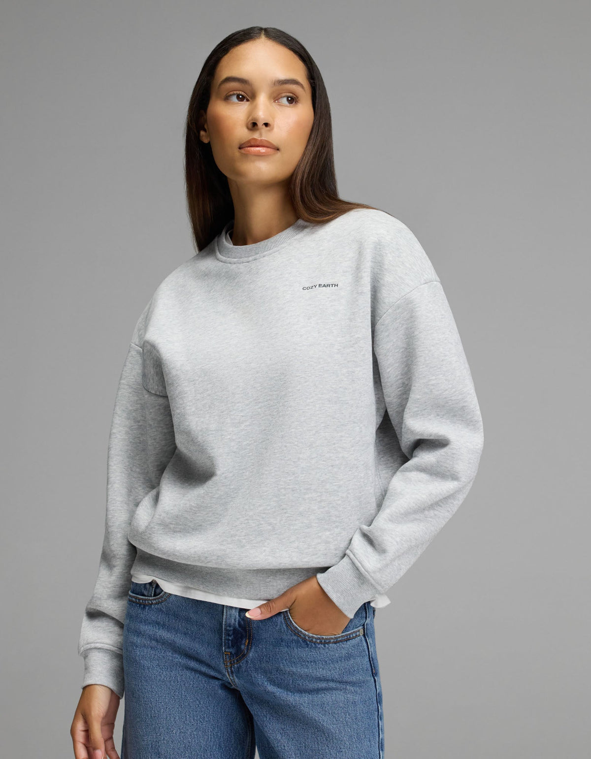 Sweat femme — CityScape col rond — Cozy Earth