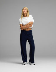 Pantalon femme — brossé Bamboo coupe large Pull-On