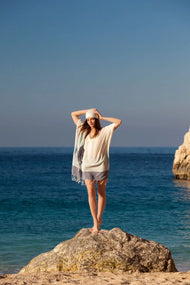 Tunique de plage — rayé