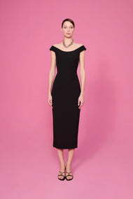 Robe — Amelia Off-Shoulder Minimal midi