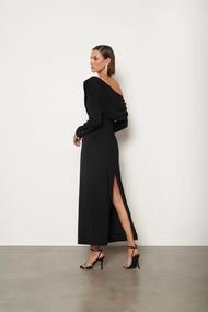 Robe — Serena Asymmetric Drape droite