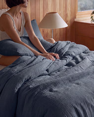 Taies d’oreiller — froissé coton - Standard