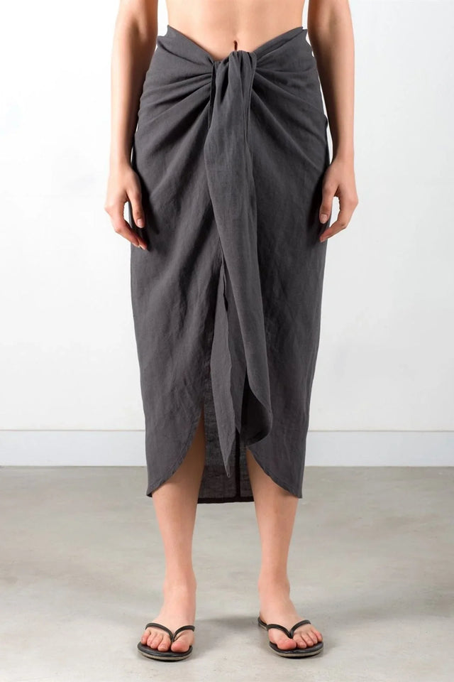 Textile de plage — lin Pareo