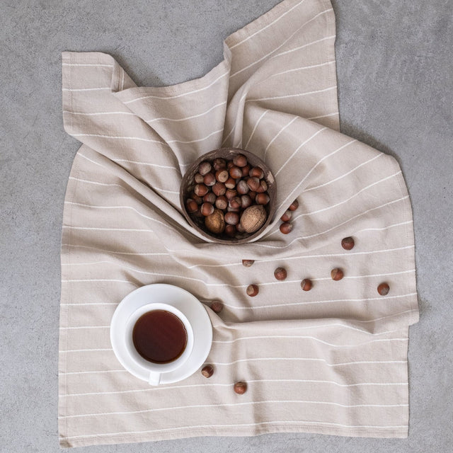 Torchon et serviette de cuisine — Mila 100 % coton turc