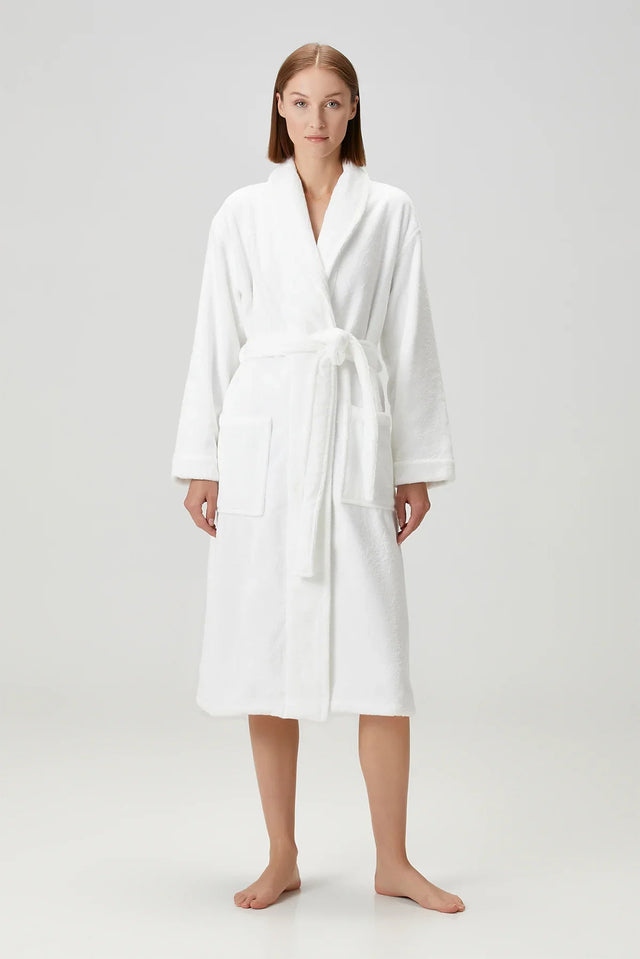 Peignoir — éponge Shawl Collar